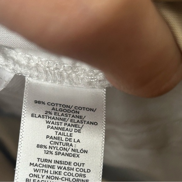 LOFT Women's maternity White Jeans - Picture 4 of 5